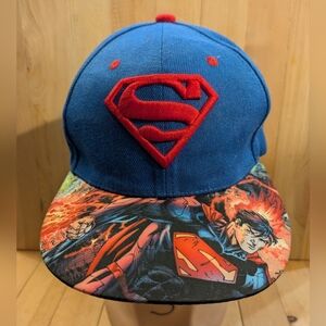 Six Flags Superman  Cap - Blue and Red